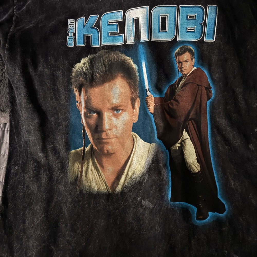 Star Wars-Obi Wan Kenobi Black Graphic Tee